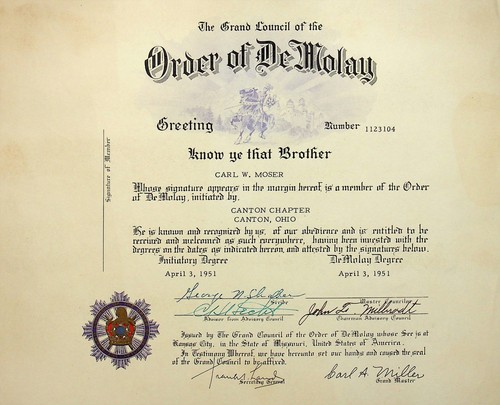 1951 order demolay canton - 1951,